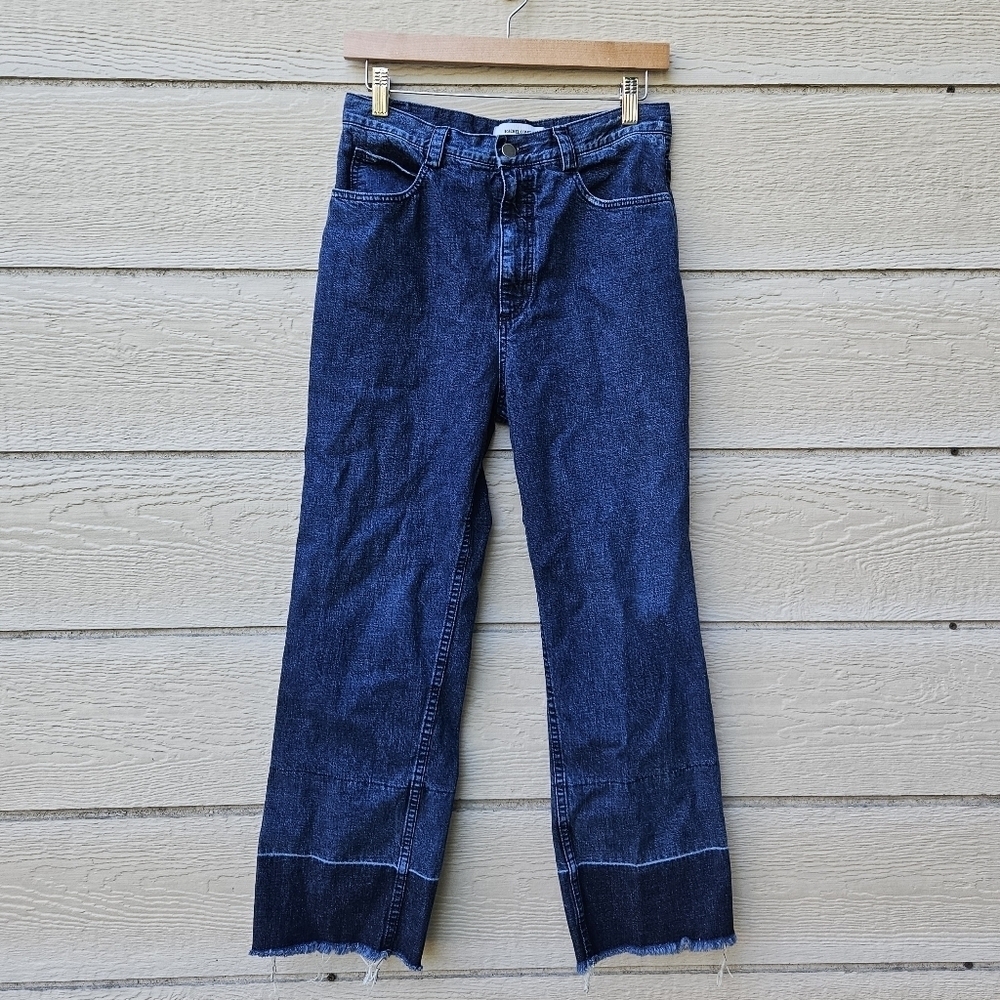 Rachel Comey slim Legion Pants indigo dip-dye cropped jeans size 6